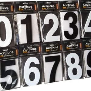 Numeral para residência em acrílico