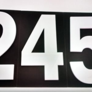 Numeral para residência em acrílico